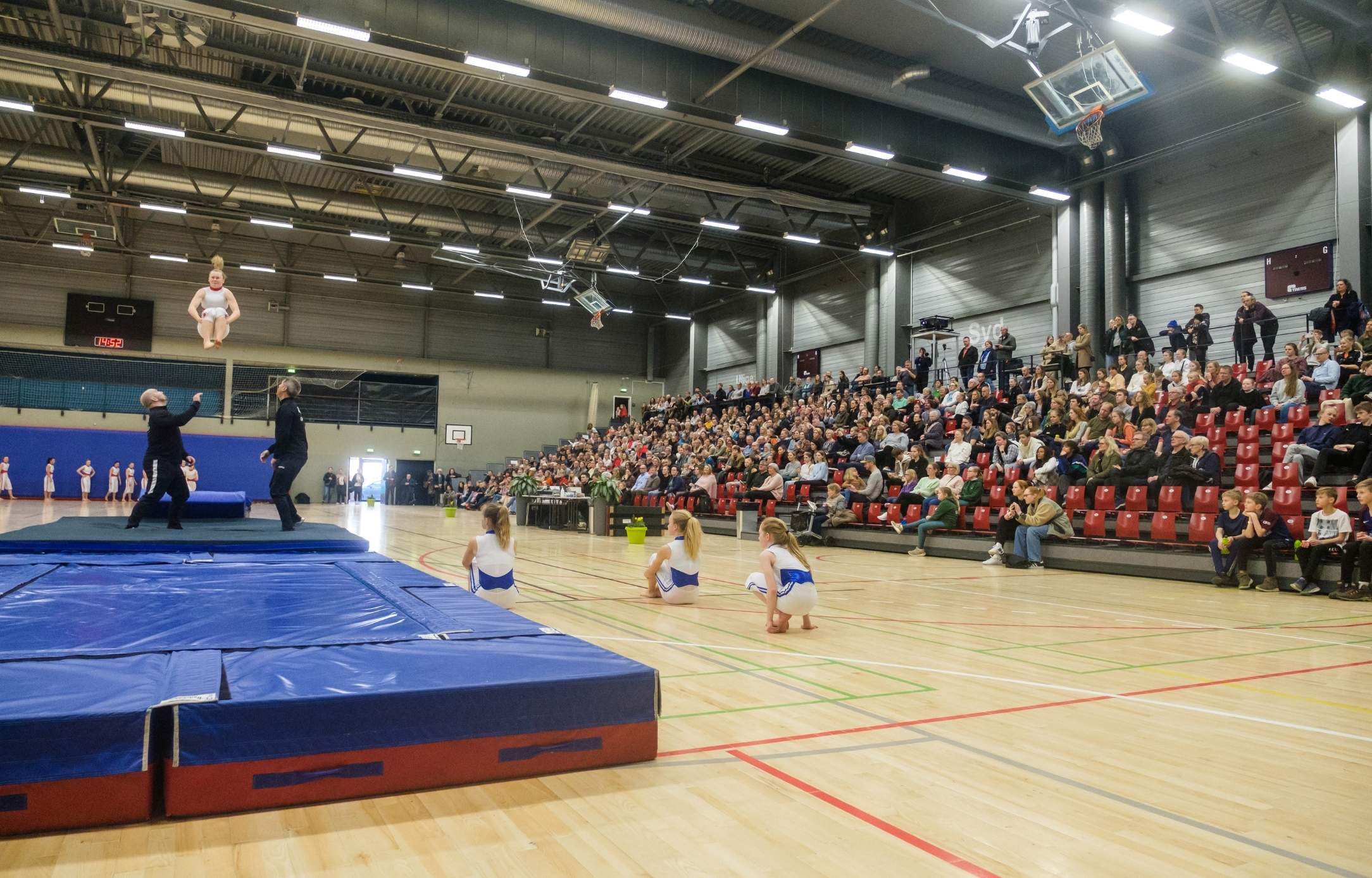 Hal C, Sport, Gymnastikopvisning, Tribune